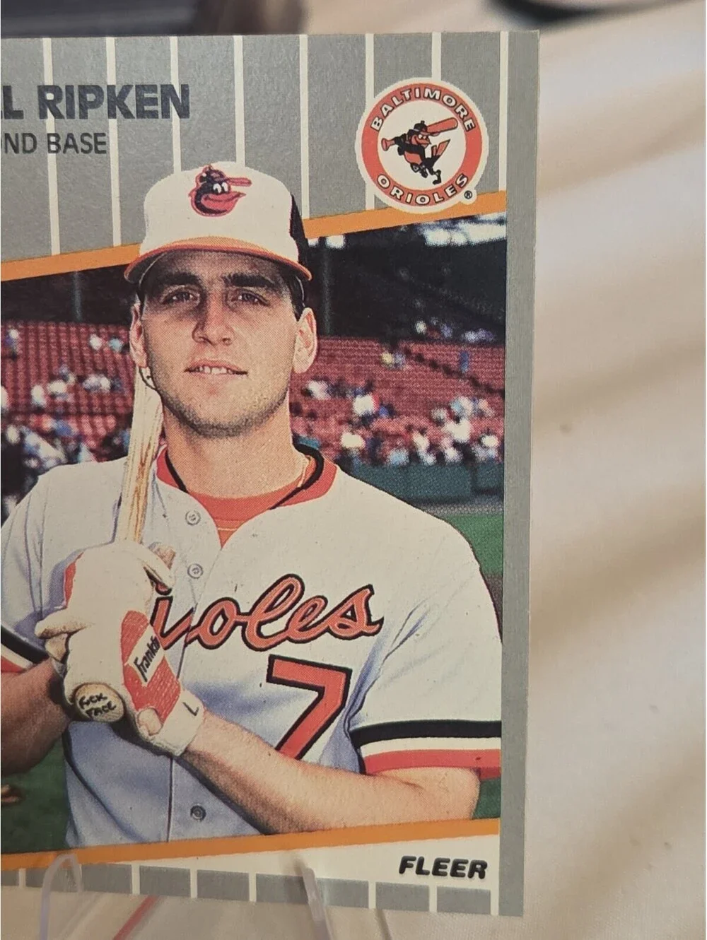 1989 Fleer Bill Ripken Error RC #616 Baltimore Orioles Uncorrected “ FF” Inscrip